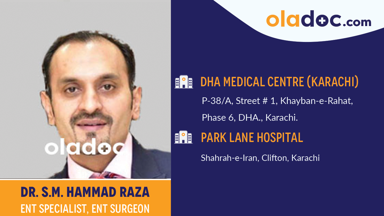 Practice location of Dr. S.M. Hammad Raza